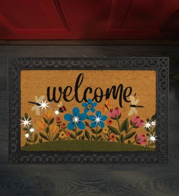 Image showing  Doormat LED - Flower
