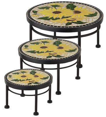 Regal Art & Gift Plant Stand Set/3 - Sunflower