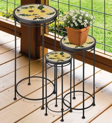 Image showing  Plant Stand Tall Set/3 - Sunflower