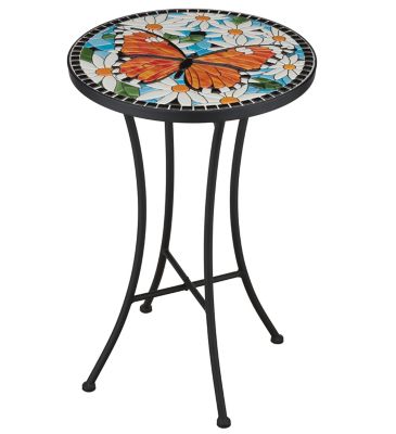 Image showing  Mosaic Plant Stand - Butterfly