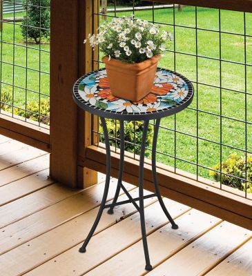 Image showing  Mosaic Plant Stand - Butterfly