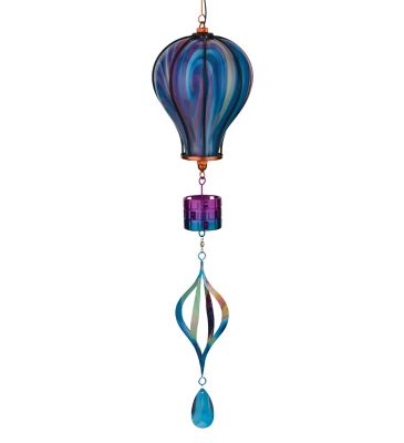 Regal Art & Gift Swirl Balloon Spinner Solar Lantern - Purple