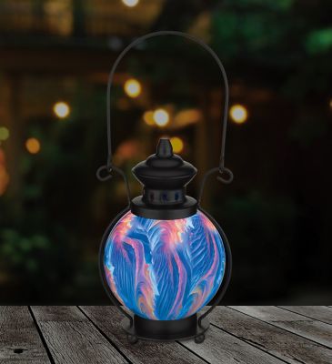 Image showing  Swirl LED Lantern - Multi