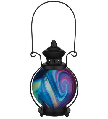 Image showing  Swirl LED Lantern - Purple