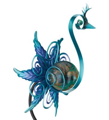 Regal Art & Gift Swirl Solar Stake - Heron