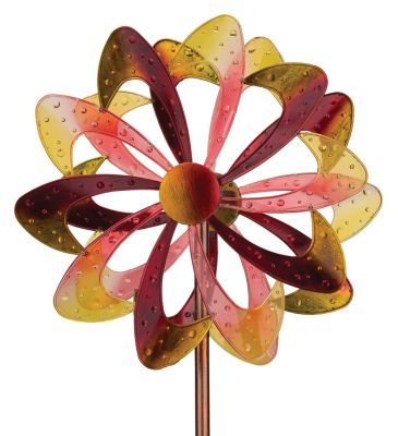 Regal Art & Gift 24 in. Rotating Solar Wind Spinner - Firebrand