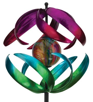 Regal Art & Gift Solar Vertical Wind Spinner - Swirl