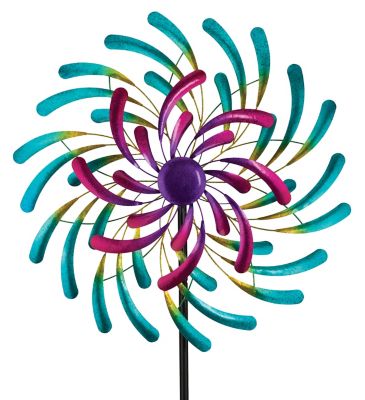 Regal Art & Gift 32 in. Wind Spinner Stake - Wave