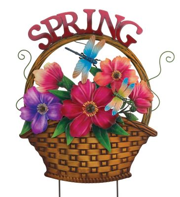 Regal Art & Gift Basket Flower Stake - Spring