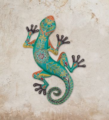 Image showing  Maha Gecko Wall Decor 18 in. - Seafoam