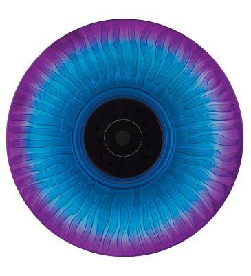 Image showing  18 in. Solar Fountain/Birdbath with Stand, Purple