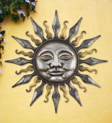 Image showing  Metallic Sun Wall Decor 30 in.