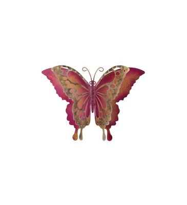Image showing  Butterfly Wall Decor Set/2 - Pink