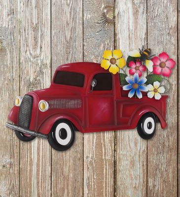 Image showing  Flower Truck Wall Decor