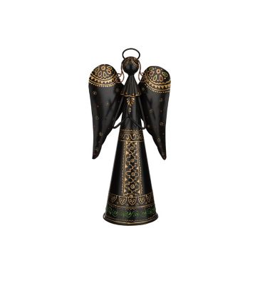 Regal Art & Gift Angel Decor 16 in. - Black/Gold