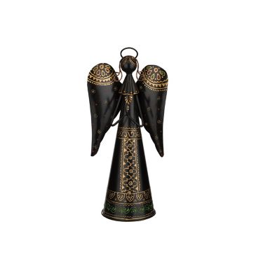 Regal Art & Gift Angel Decor 16 in. - Black/Gold