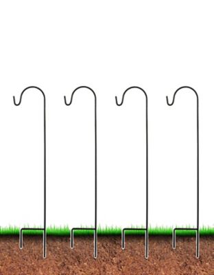 Image showing  50 in. Shepherds Hook (4-Pack)