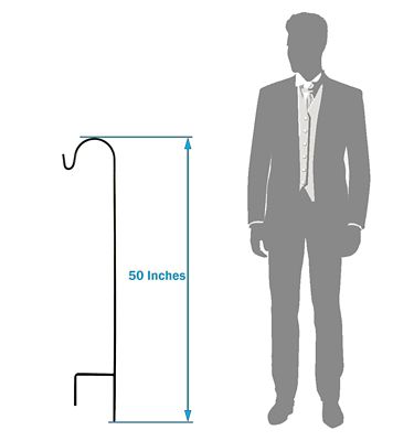 Image showing  50 in. Shepherds Hook (4-Pack)