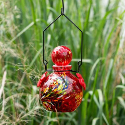 Echo Valley LunaLite Globe Hummingbird Feeder, Red, 16 oz.