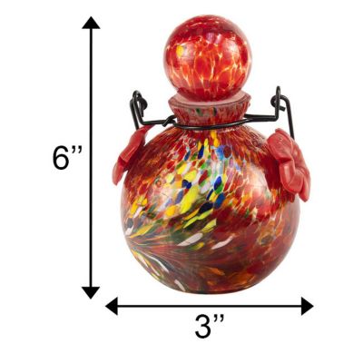 Image showing  LunaLite Globe Hummingbird Feeder, Red, 16 oz.
