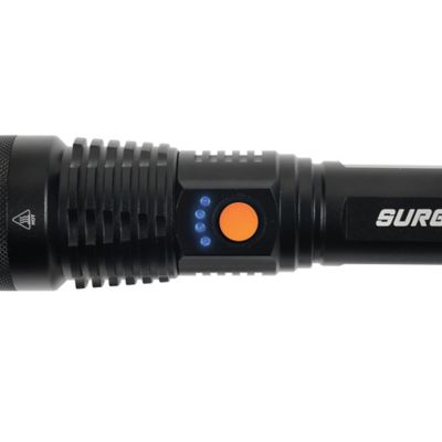 Image showing  1,000 Lm Rechargeable Flashlight with Green LED Lights