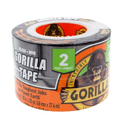 Image showing  Black Tape 30 yard, 2 pk.