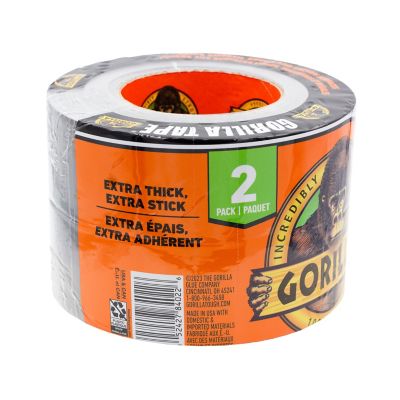 Image showing  Black Tape 30 yard, 2 pk.
