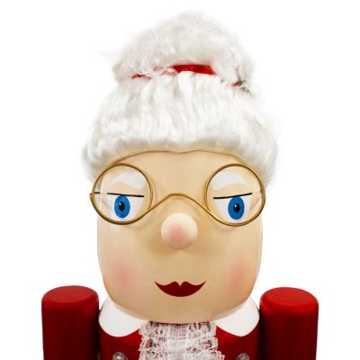 Image showing GIANT Nutcracker Mrs. Claus Statue by Prime Retreat