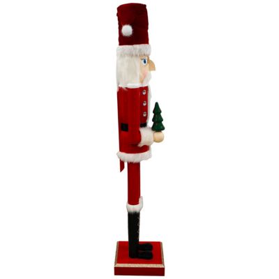 Image showing GIANT Nutcracker Mr. Claus Statue by Prime Retreat