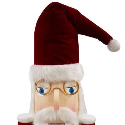 Image showing GIANT Nutcracker Mr. Claus Statue by Prime Retreat