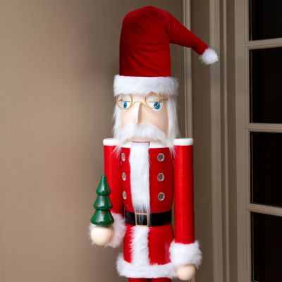 Image showing 5 th Prime RetreatGIANT Nutcracker Mr. Claus Statue by Prime Retreat