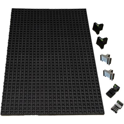 Tmat Truck Bed Mat & Cargo Management System (Standard Bed 6 ft. 6 in. to 6 ft. 9 in.), TMAT-KIT-80X50