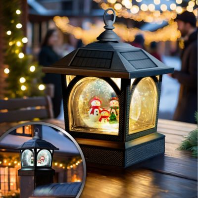 Image showing  Solar Holiday Globe Lantern