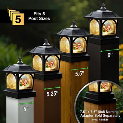 Image showing  Solar Holiday Globe Lantern