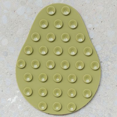 Image showing  Enrichment Lick Mat Avocado - Grooved Dog Feeding Pad