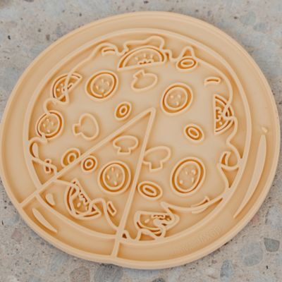 Image showing  Enrichment Lick Mat Grooved Silicone Dog Feeding Dish, G0871789002024