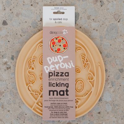 Image showing  Enrichment Lick Mat Grooved Silicone Dog Feeding Dish, G0871789002024