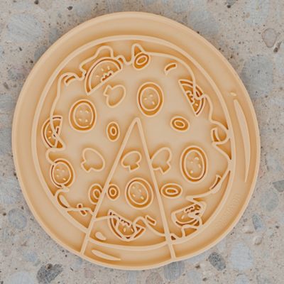 Image showing  Enrichment Lick Mat Grooved Silicone Dog Feeding Dish, G0871789002024