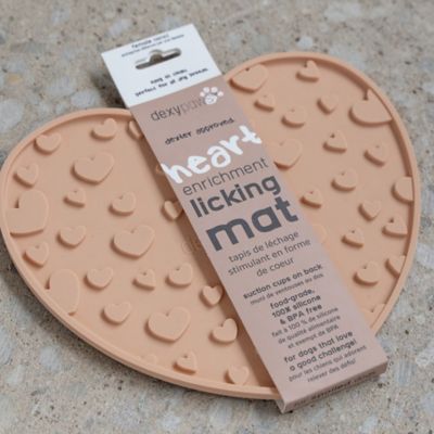 Image showing  Enrichment Lick Mat Grooved Silicone Dog Feeding Dish, G0871789002505