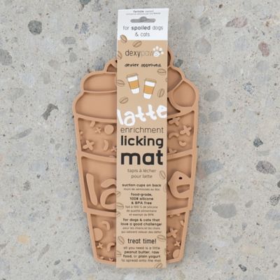 Image showing  Enrichment Lick Mat Grooved Silicone Dog Feeding Dish, G0871789001836