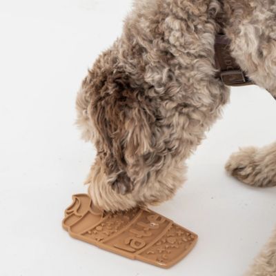 Image showing  Enrichment Lick Mat Grooved Silicone Dog Feeding Dish, G0871789001836