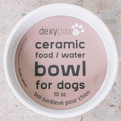 Image showing  Ceramic Dog Bowl 50 oz. - Stylish & Functional Pet Feeding Dish