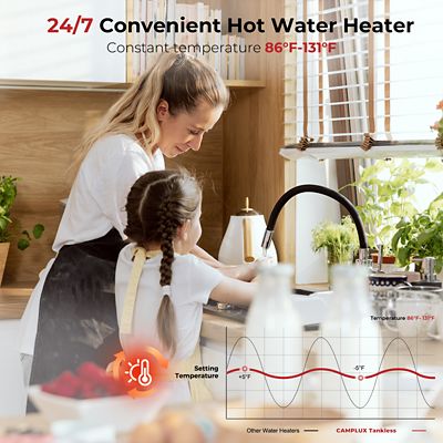 Image showing  11 kW 240 V Tankless Electric Water Heater