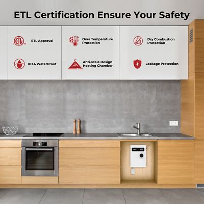 Image showing 6 th Camplux 11 kW 240 V Tankless Electric Water Heater