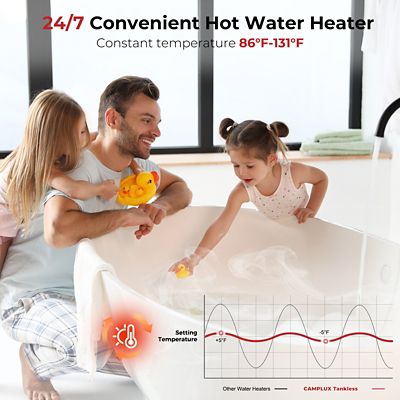 Image showing  14 kW 240 V Tankless Electric Water Heater