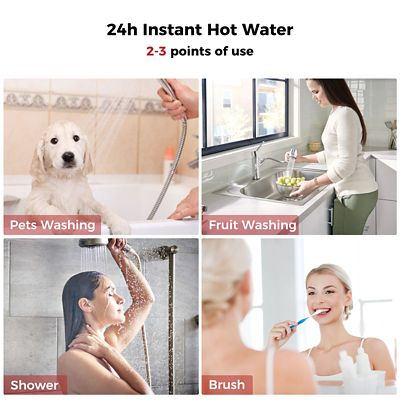 Image showing 5 th Camplux 24 kW 240 V Tankless Electric Water Heater