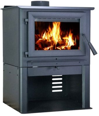 Comfort Glow Wood Burning Stove 2500 sq ft. Black