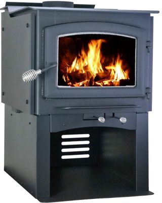 Comfort Glow Wood Burning Stove 3200 sq ft. Black