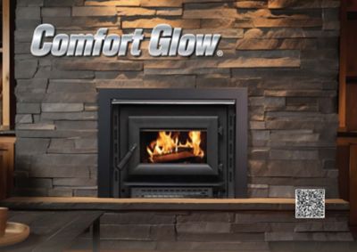 Image showing  Wood Burning Fireplace Insert with Blower