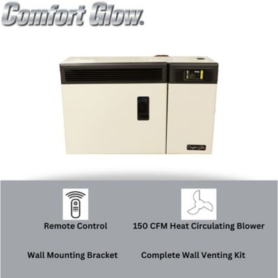 Image showing  1000 sq. ft. Wall-Mount Pellet Stove, 28 lb. Hopper Size, WMPS7000